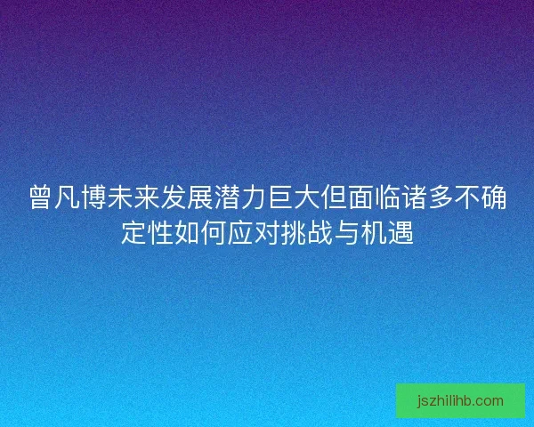 曾凡博未来发展潜力巨大但面临诸多不确定性如何应对挑战与机遇