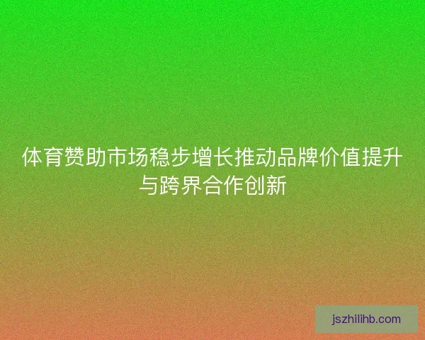 体育赞助市场稳步增长推动品牌价值提升与跨界合作创新